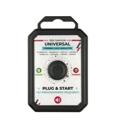 Emulateur de verrou de colonne Renault Universel ESL/ELV Clio 3/4, Mégane 2/3, Scénic 2/3, Captur, Fluence, Latitude