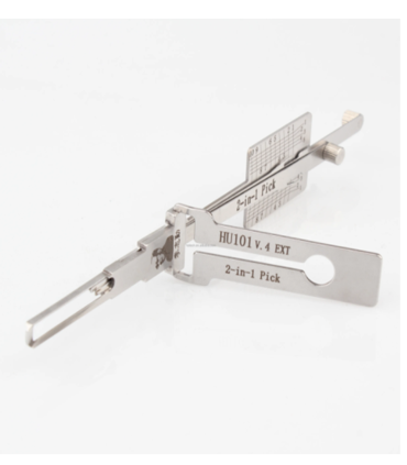 Lishi HU101+V3/V4 crocheteur décodeur pour Ford Land Rover Jaguar Volvo 2-in-1 Mr Li