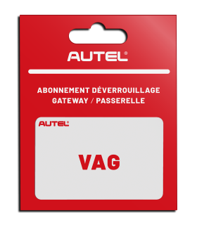 AUTEL - Licence 1 an déverrouillages de passerelles / gateway VAG
